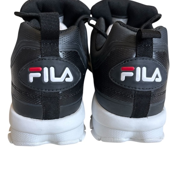 Fila Men's Black and White Sneakers - Picture 2 of 4